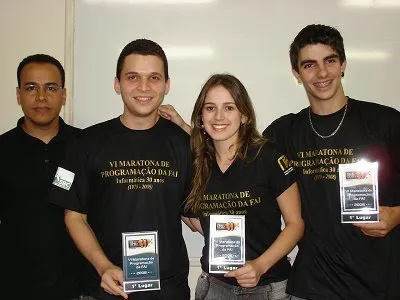 Minha equipe na nossa última participação